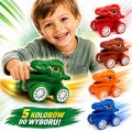 Samochodzik dinozaur nakręcany zabawka duże koła dla dzieci mix kolor