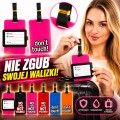 Zawieszka do walizki identyfikator bagażuw podróż wakacje adresówka mix