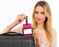 Zawieszka do walizki identyfikator bagażuw podróż wakacje adresówka mix
