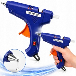Pistolet do kleju na gorąco 60W klejarka termiczna zestaw DIY