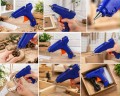 Pistolet do kleju na gorąco 60W klejarka termiczna zestaw DIY