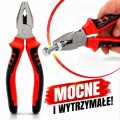 Szczypce uniwersalne kombinerki stalowe do cięcia mocne 19,5 cm