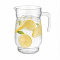 Dzbanek szklany 1L do wody lemoniady soku z uchwytem i dzióbkiem