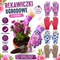 Rękawiczki ogrodowe damskie robocze antypoślizgowe uniwersalne mix