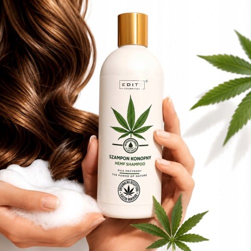 Szampon Konopny Hemp Shampoo Nawilżający Do Włosów 500ml