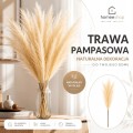 Sztuczna trawa pampasowa kremowa 62 cm dekoracja do wazonu