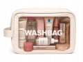 Kosmetyczka transparentna podróżna wodoodporna damska washbag mix kolor