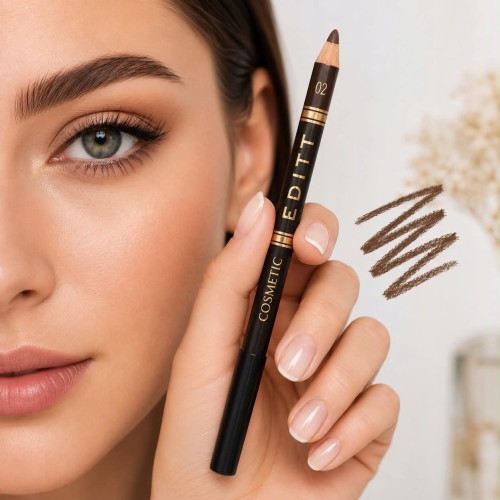 Kredka Do Brwi Brow Pencil 02 Brown Precyzyjna Miękka