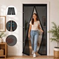 Moskitiera magnetyczna na drzwi siatka ochronna 100x210 cm