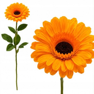 Sztuczny Kwiat Gerbera Dekoracyjna Gałązka Do Wazonu 63cm