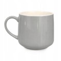 Kubek Ceramiczny Do Kawy Herbaty Duży Nowoczesny 350ml Szary