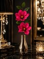 Sztuczna Magnolia Gałązka Kwiat Dekoracyjny Do Wazonu 85 cm MRYS004