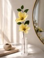 Sztuczna Magnolia Gałązka Kwiat Dekoracyjny Do Wazonu 85 cm MRYS004