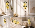 Sztuczna Magnolia Gałązka Kwiat Dekoracyjny Do Wazonu 85 cm MRYS004