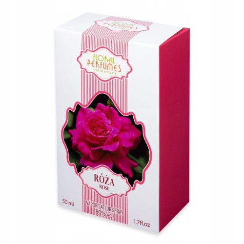 Perfumy damskie 50 ml- różane