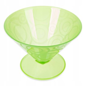 Plastikowy pucharek deserowy "martini" - zielony