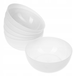 Komplet miseczek fi. 12 cm, 6 szt- mix kolor