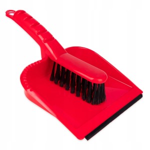 Plastikowa szczotka z szufelką do zamiatania- mix kolor