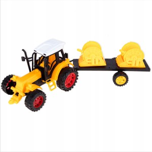 TRAKTOR TRAKTORY CIĄGNIK ROLNICZY ZABAWKA NAPĘD