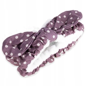 Opaska do makijażu w kropeczki -mix kolor