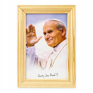 Obrazek z wizerunkiem Jana Pawła II- mix wzorów