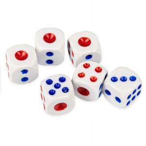 Kostki do gry- 6 szt.