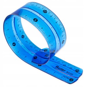 Linijka elastyczna 30 cm- mix kolor