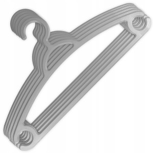 Komplet wieszaków 5 szt- szare