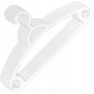 Komplet wieszaków 5 szt- białe