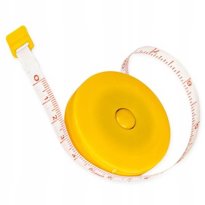 Centymetr krawiecki zwijany -150mm