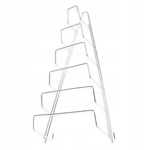 Metalowy stojak na pokrywki