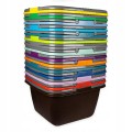 Miska z uchwytami 18,5l- mix kolor