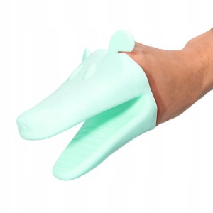 Łapka silikonowa "zwierzak'- mix kolor