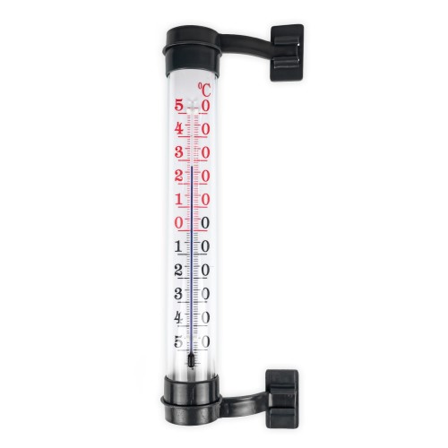 Termometr zewnętrzny grafitowy- średni