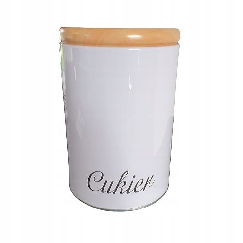Puszka biała- cukier