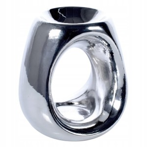 Kominek do wosku, świeczek- srebrny